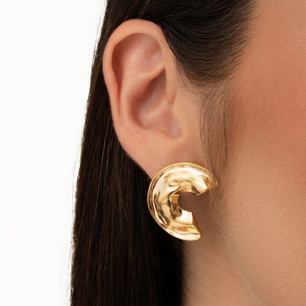 BRINCO ORGANICO EM C COM LADO 2,6 CM BX OS BRINCOS NAO ACOMPANHAM TARRAXAS