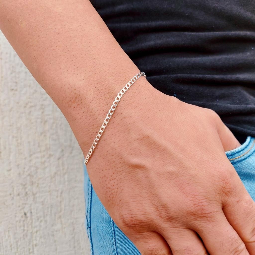 PULSEIRA MASCULINA GRUMET 21 CM FECHO LAGOSTA